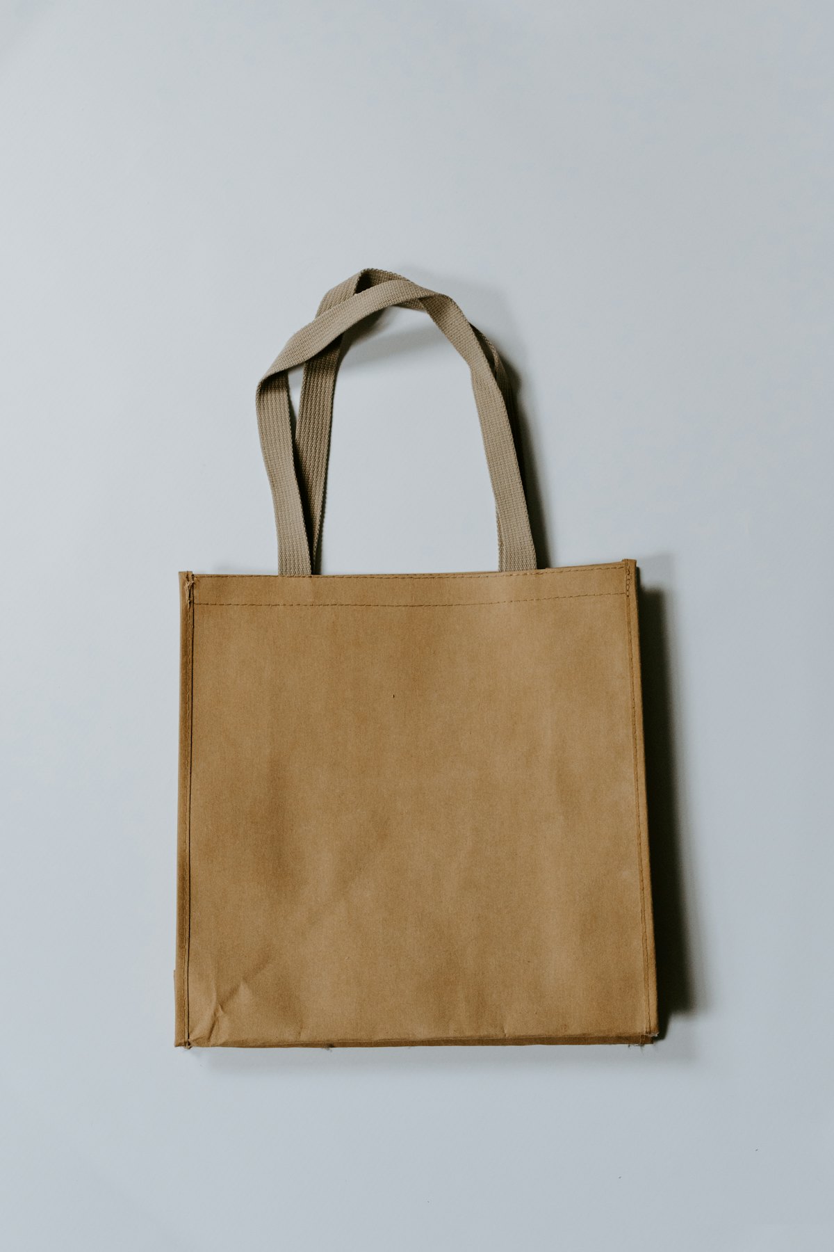 Finished tote bag stitched in our workshop
